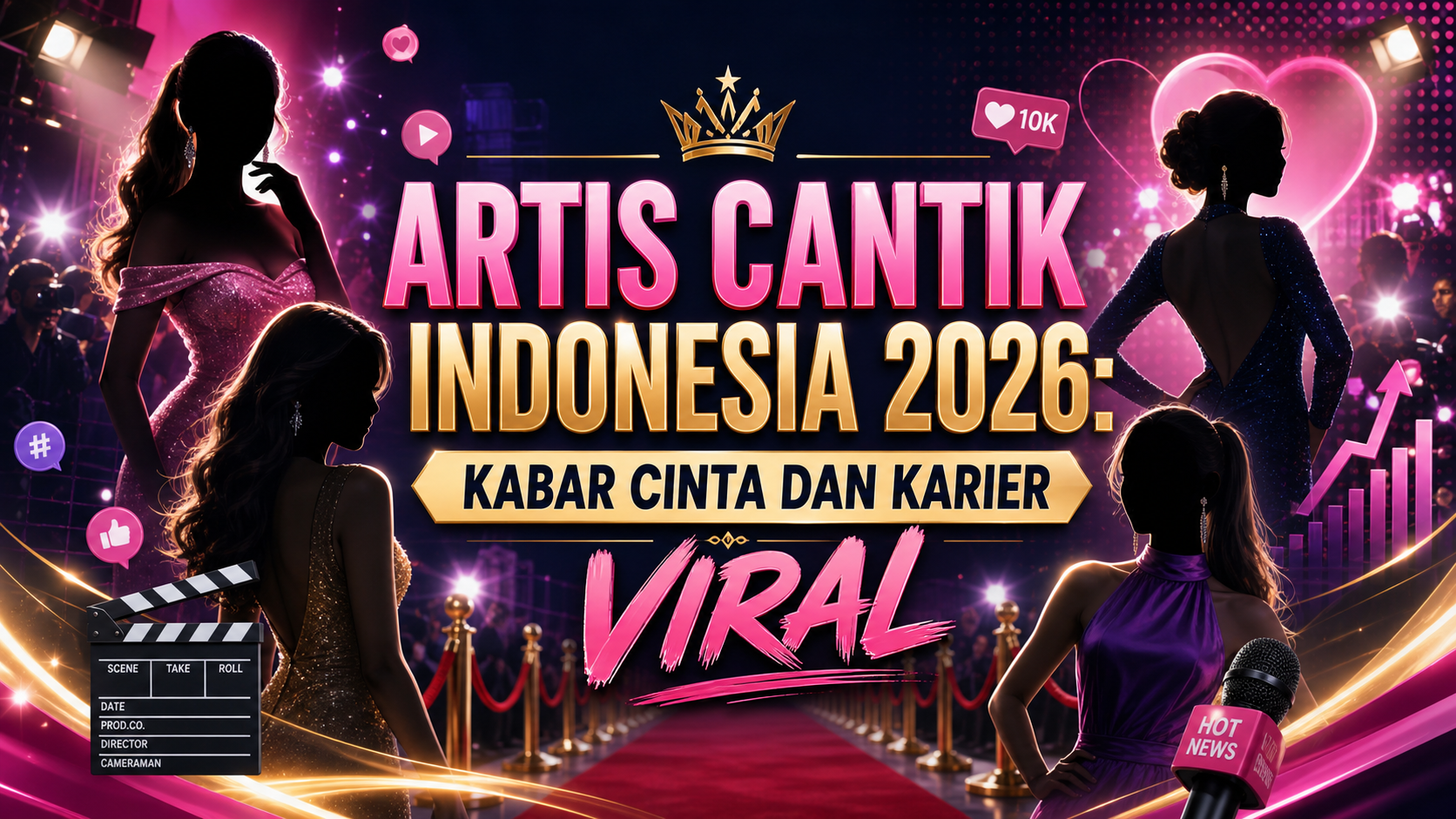 artis - Artis Cantik Indonesia 2026: Kabar Cinta dan Karier Viral
