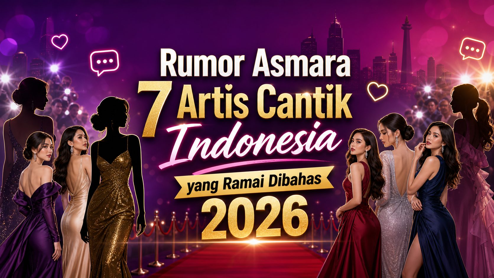 artis - Rumor Asmara 7 Artis Cantik Indonesia yang Ramai Dibahas 2026