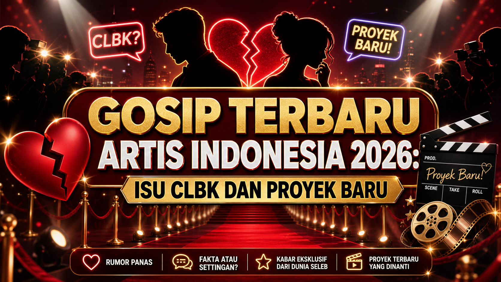 gosip - Gosip Terbaru Artis Indonesia 2026: Isu CLBK dan Proyek Baru