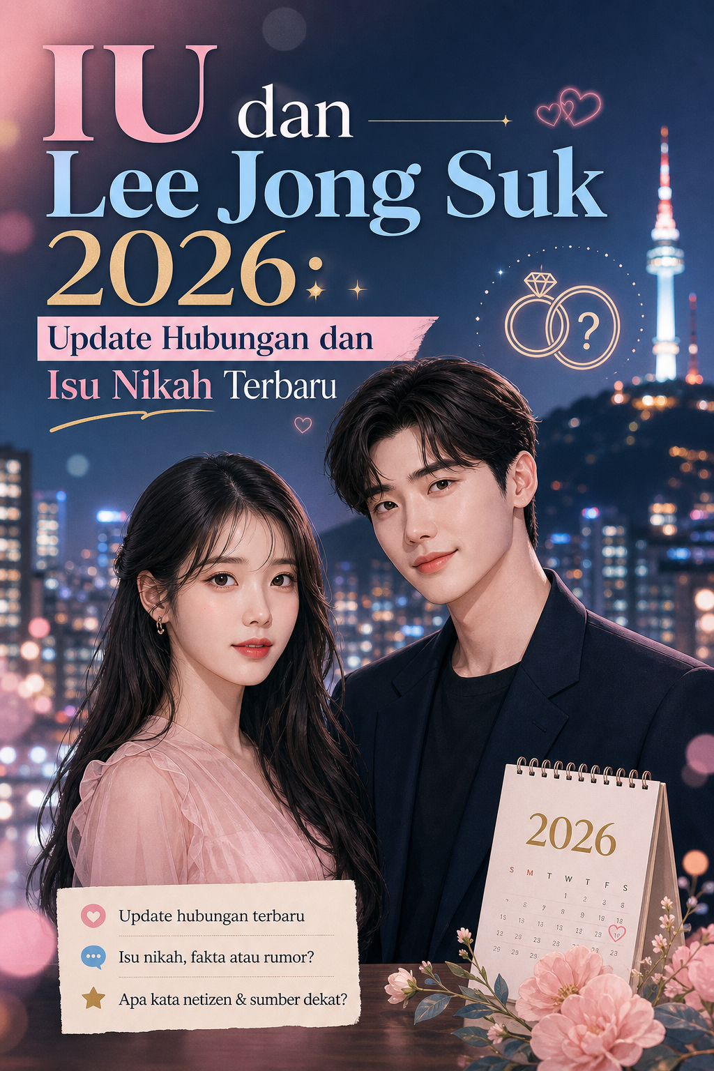 IU dan Lee Jong Suk 2026: Update Hubungan dan Isu Nikah Terbaru - iu