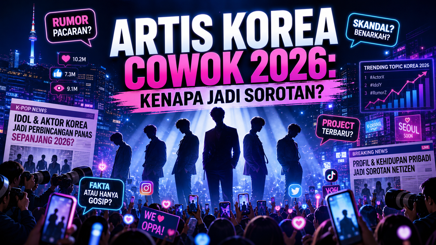 Kenapa Profil Artis Korea Cowok yang Ramai Digossipkan Sepanjang 2026 Jadi Sorotan? - korea