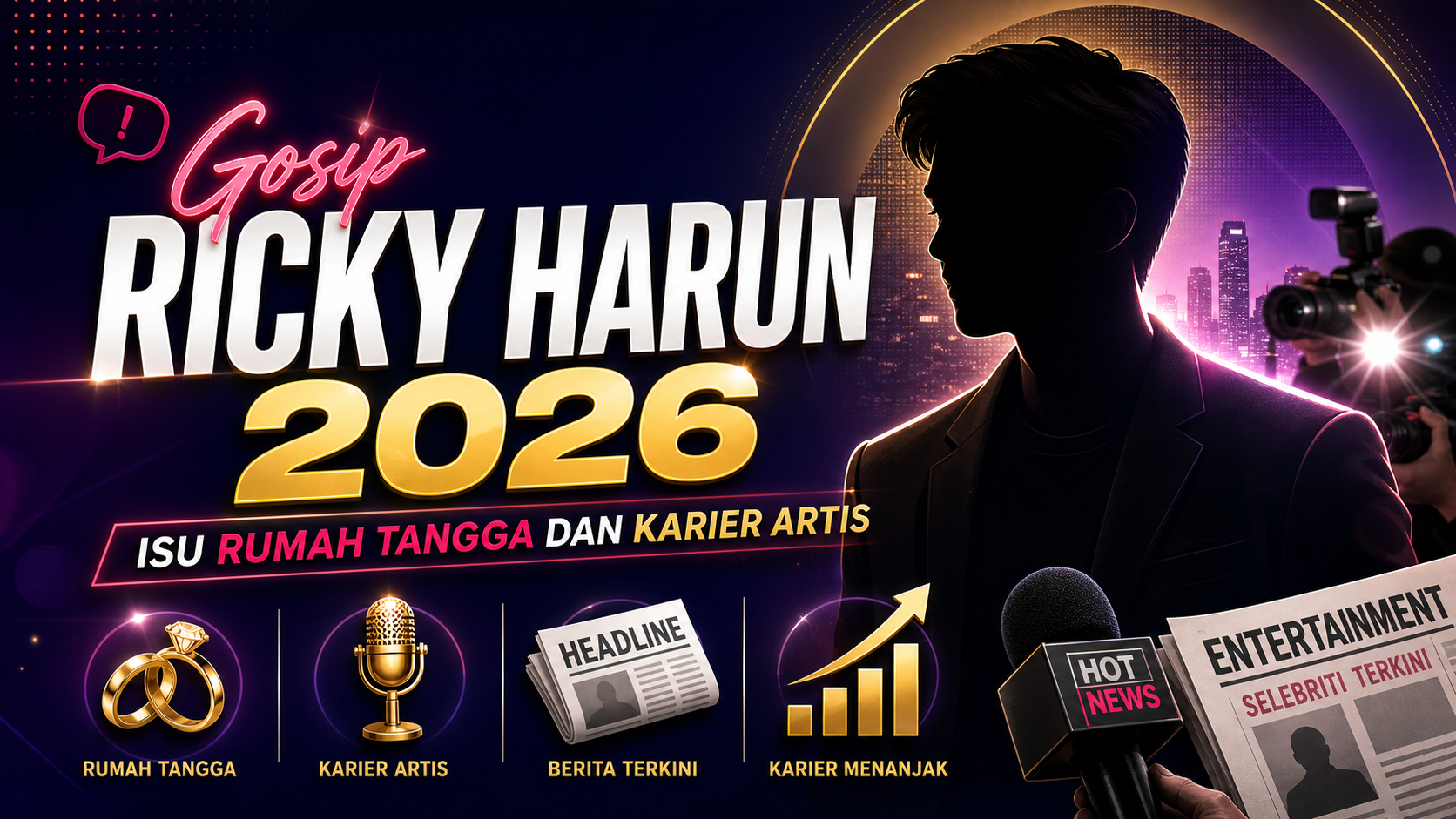 ricky - Gosip Ricky Harun 2026: Isu Rumah Tangga dan Karier Artis