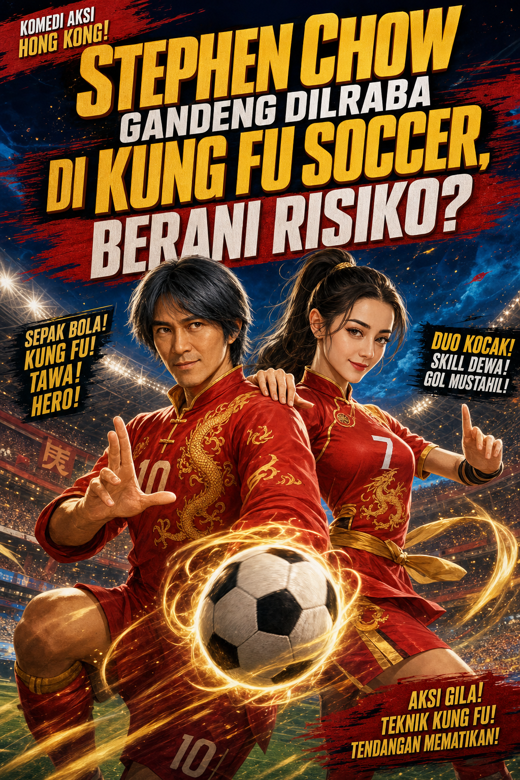 Stephen Chow Gandeng Dilraba di Kung Fu Soccer, Berani Risiko? - chow