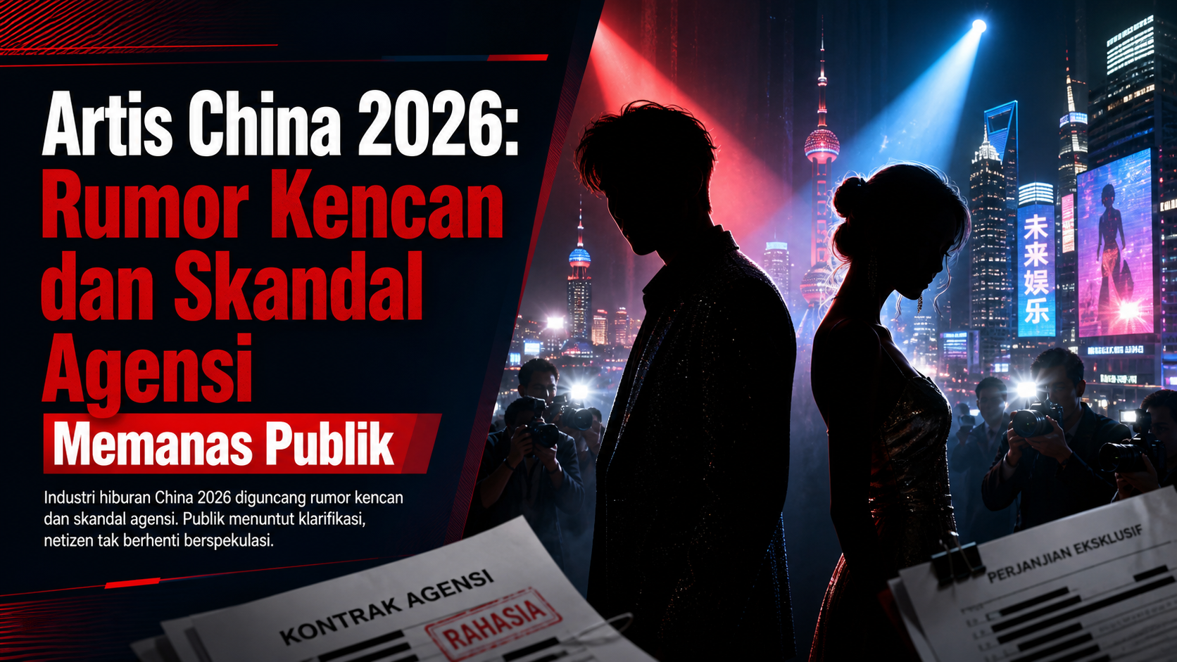 artis - Artis China 2026: Rumor Kencan dan Skandal Agensi Memanas Publik