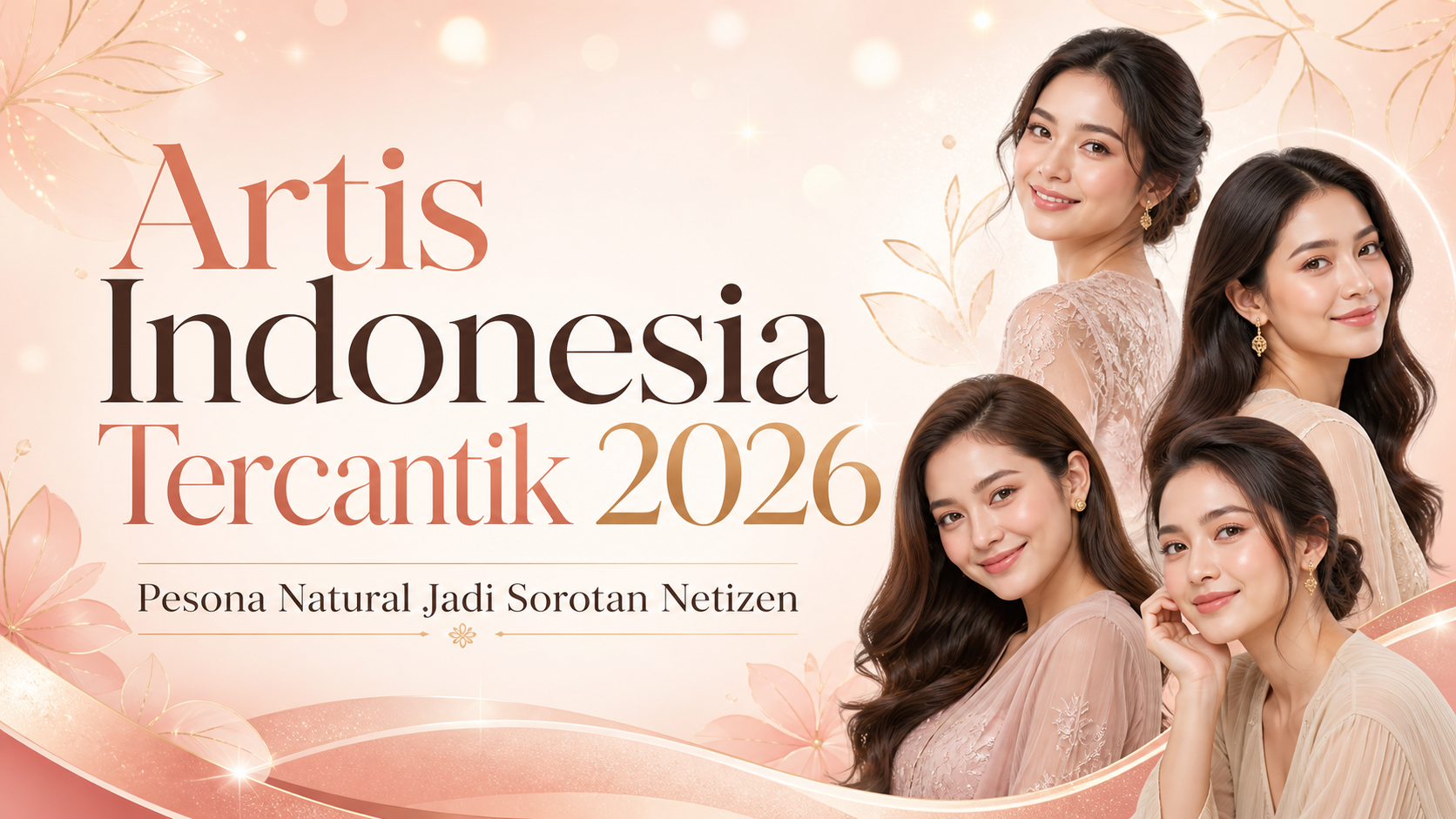 artis - Artis Indonesia Tercantik 2026, Pesona Natural Jadi Sorotan Netizen