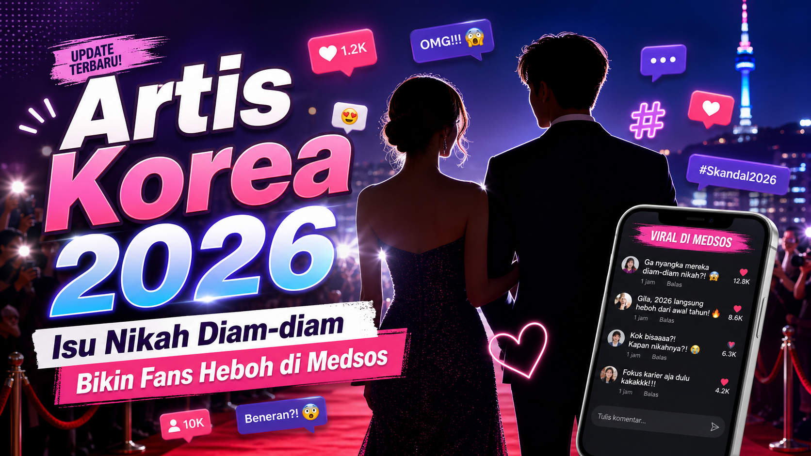 artis - Artis Korea 2026: Isu Nikah Diam-diam Bikin Fans Heboh di Medsos