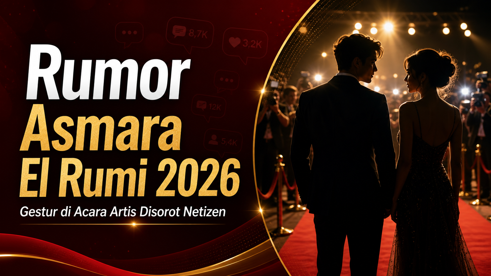 elrumi - Rumor Asmara El Rumi 2026: Gestur di Acara Artis Disorot Netizen