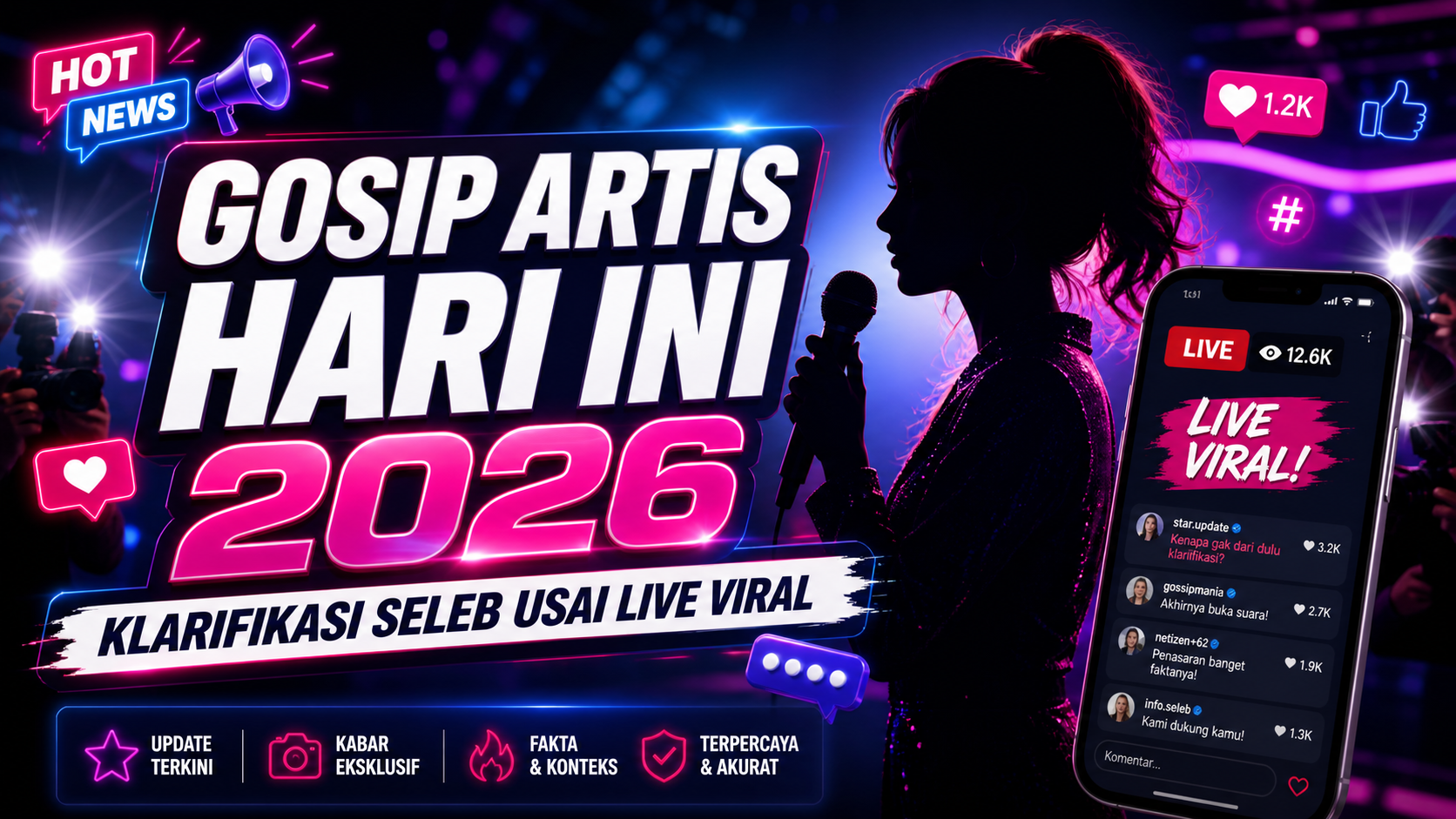 gosip - Gosip Artis Hari Ini 2026: Klarifikasi Seleb Usai Live Viral