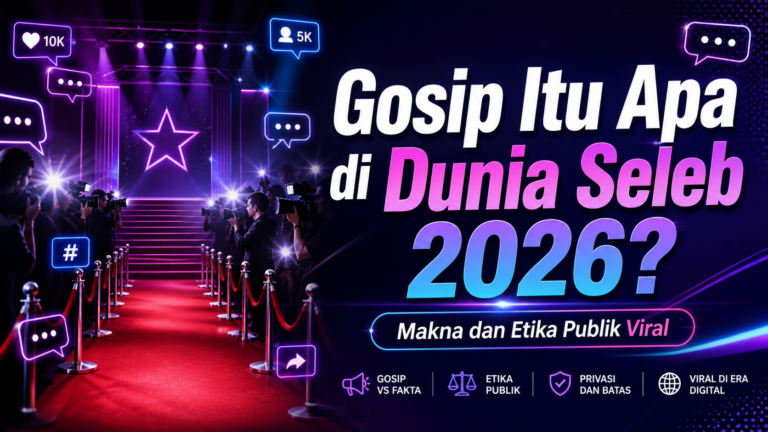 gosip - Gosip Itu Apa di Dunia Seleb 2026? Makna dan Etika Publik Viral