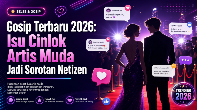 gosip - Gosip Terbaru 2026: Isu Cinlok Artis Muda Jadi Sorotan Netizen