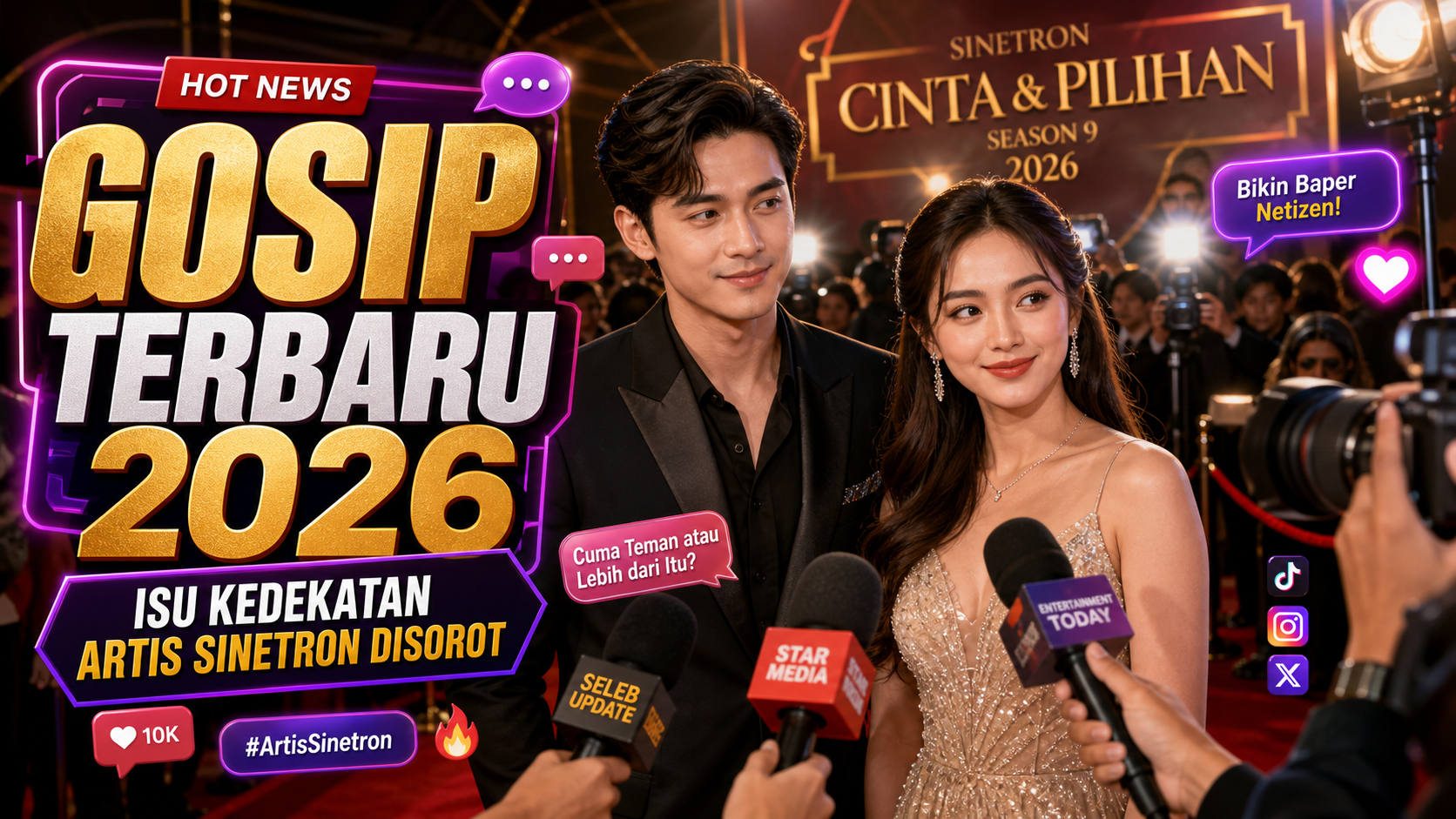 Gosip Terbaru 2026: Isu Kedekatan Artis Sinetron Disorot - gosip