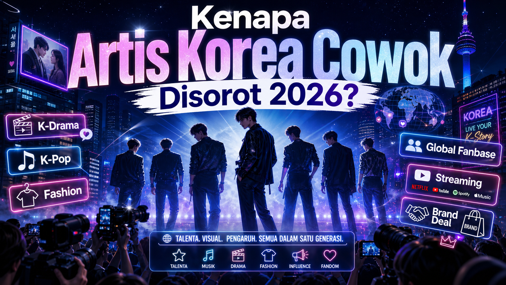 Kenapa Artis Korea Cowok Disorot 2026? - artis