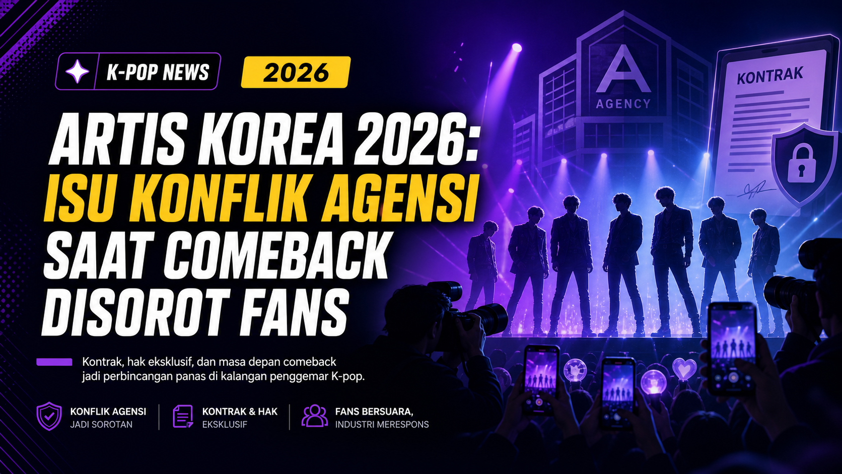korea - Artis Korea 2026: Isu Konflik Agensi saat Comeback Disorot Fans