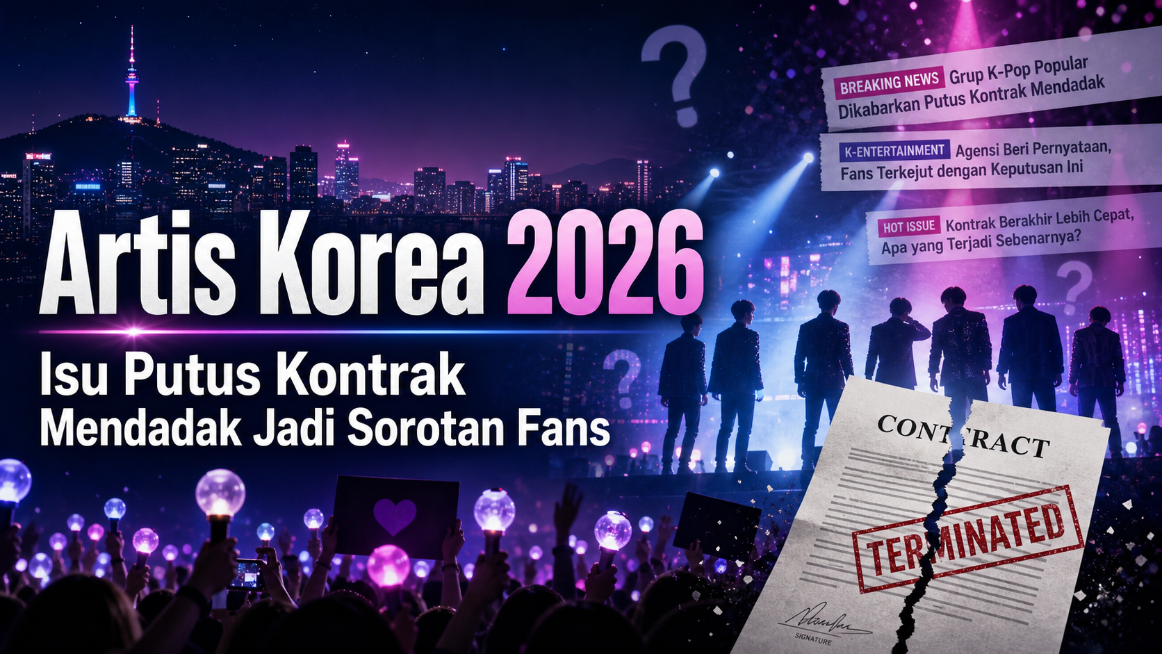 korea - Artis Korea 2026: Isu Putus Kontrak Mendadak Jadi Sorotan Fans