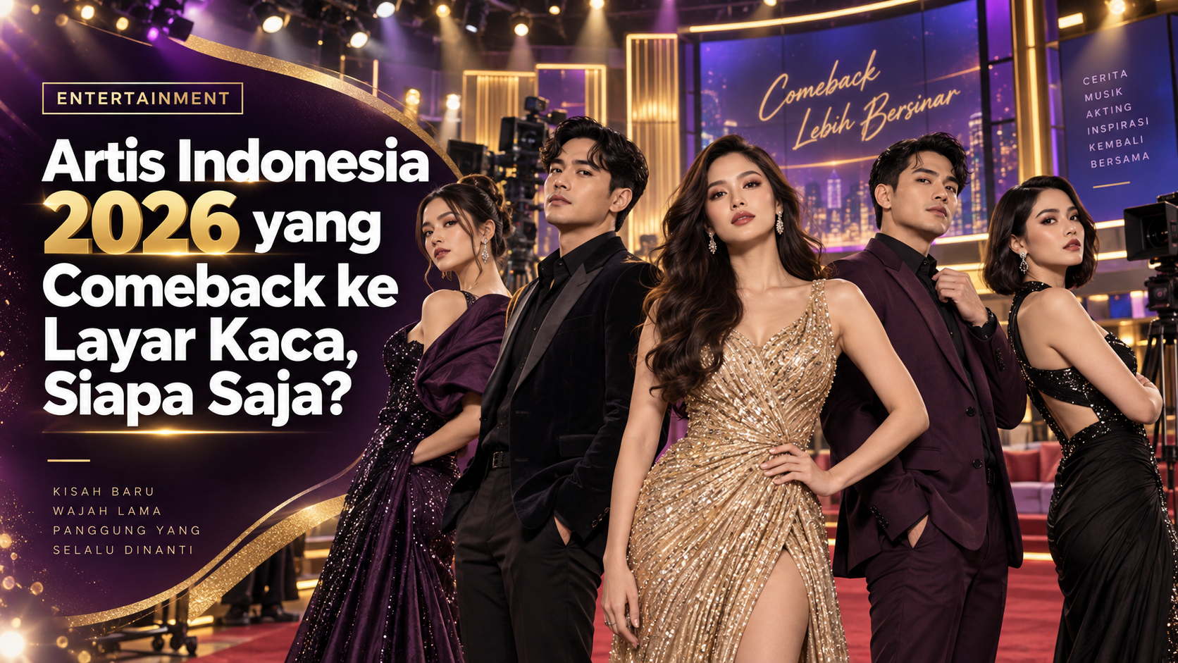 artis - Artis Indonesia 2026 yang Comeback ke Layar Kaca, Siapa Saja?
