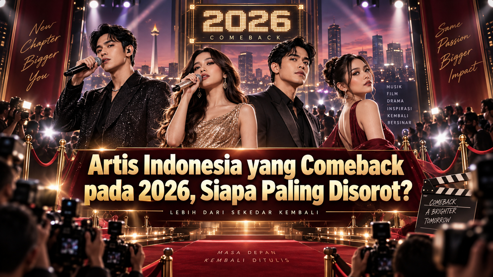 artis - Artis Indonesia yang Comeback pada 2026, Siapa Paling Disorot?