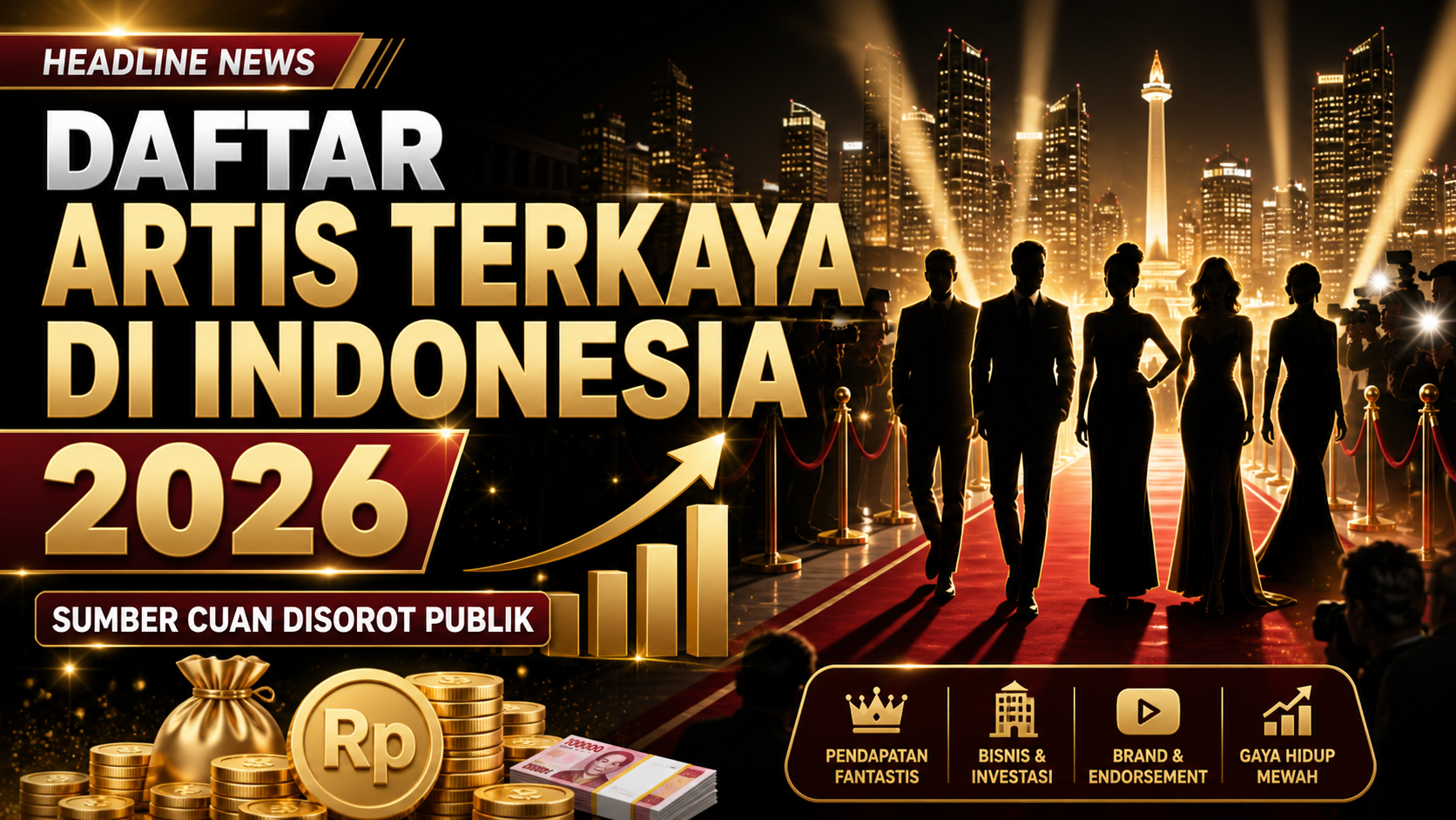artis - Daftar Artis Terkaya di Indonesia 2026, Sumber Cuan Disorot Publik