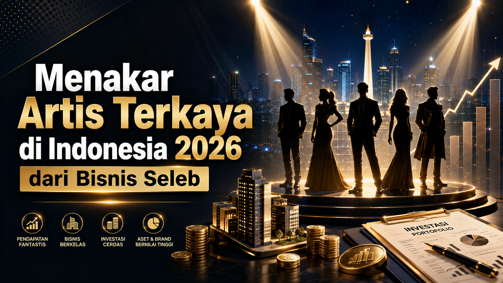 artis - Menakar Artis Terkaya di Indonesia 2026 dari Bisnis Seleb