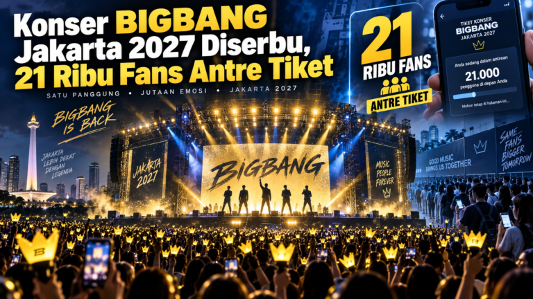 bigbang - Konser BIGBANG Jakarta 2027 Diserbu, 21 Ribu Fans Antre Tiket
