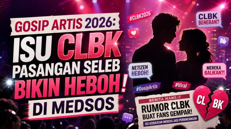 gosip - Gosip Artis 2026: Isu CLBK Pasangan Seleb Bikin Heboh di Medsos