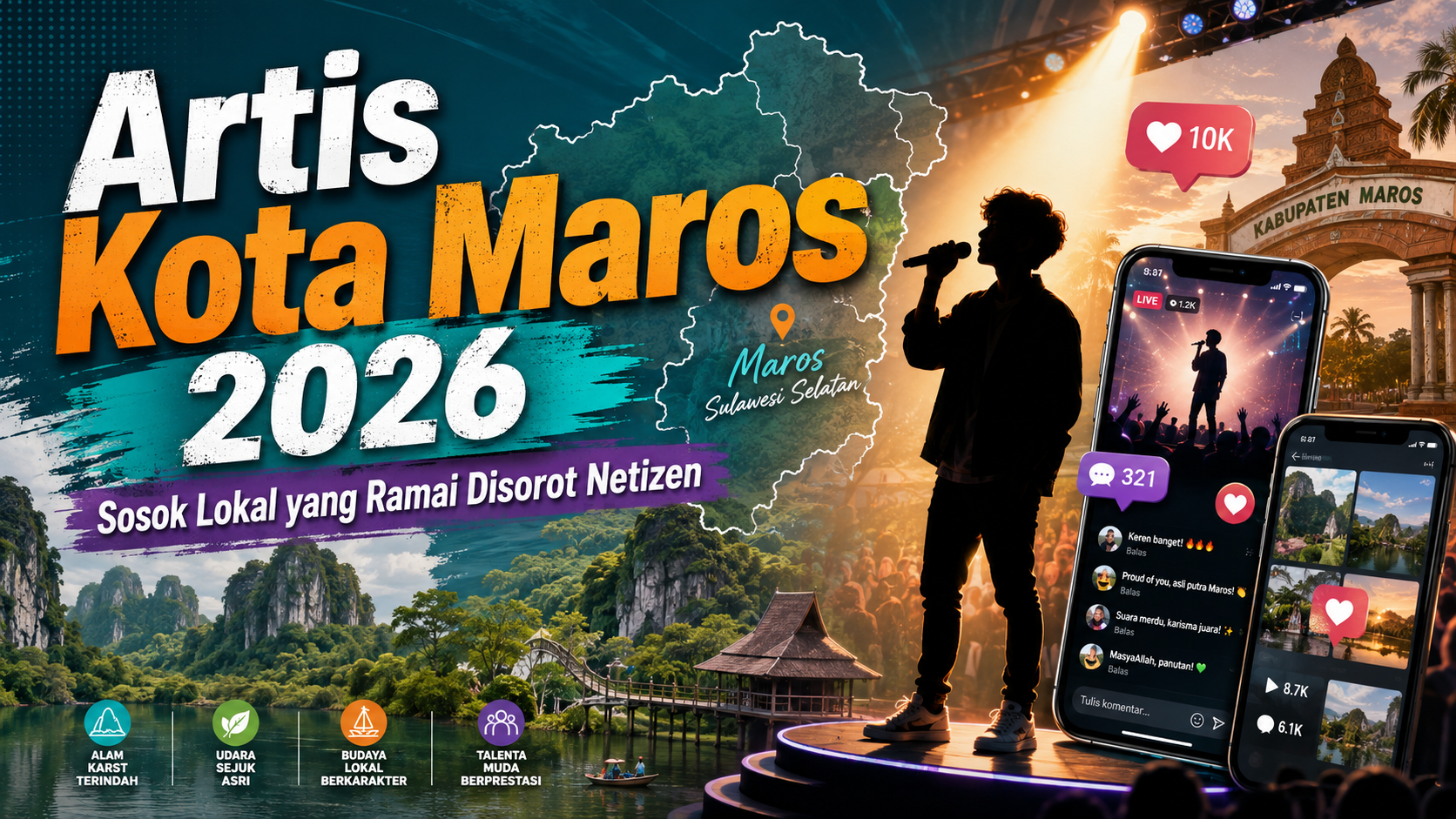 maros - Artis Kota Maros 2026: Sosok Lokal yang Ramai Disorot Netizen