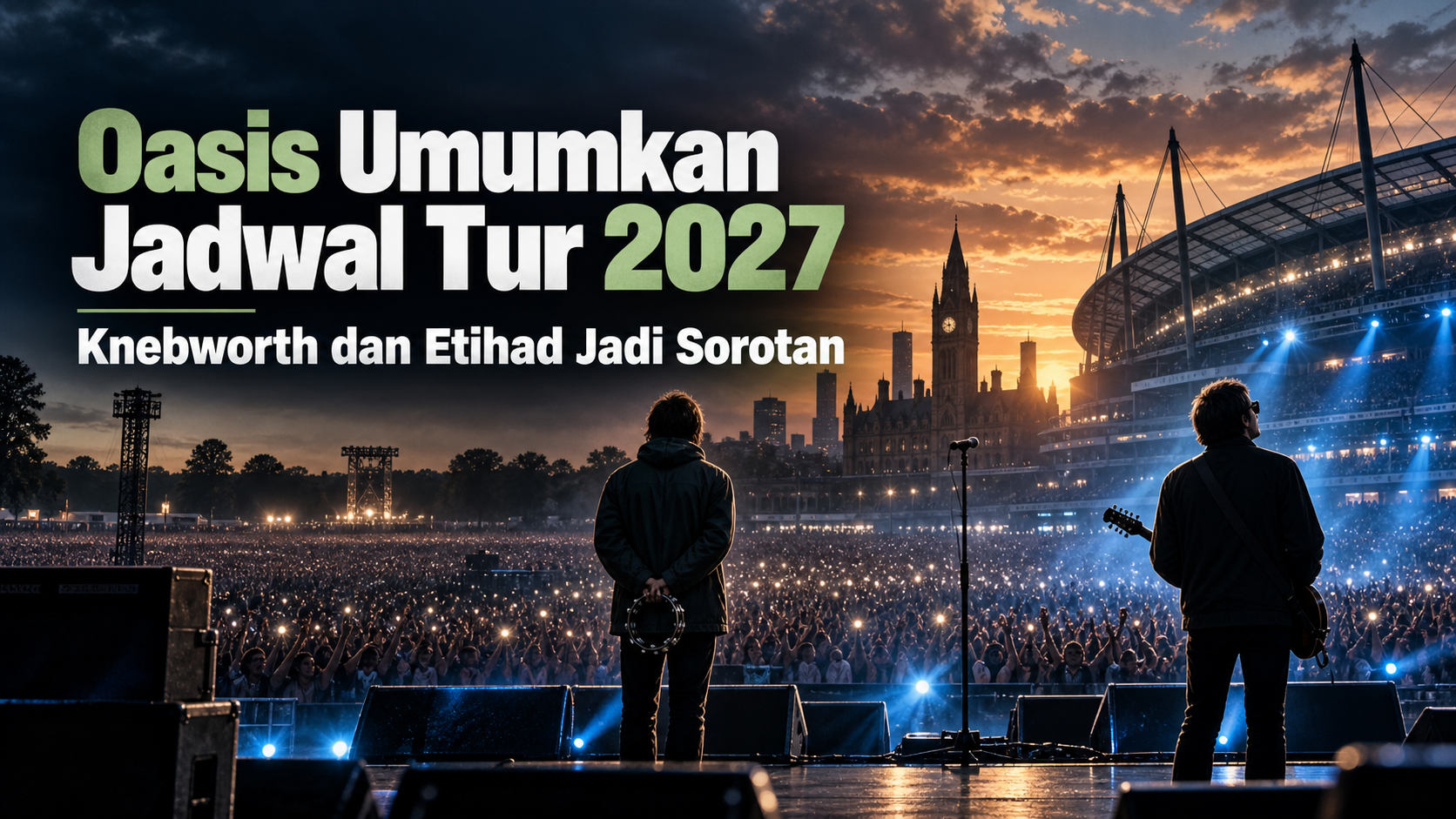 oasis - Oasis Umumkan Jadwal Tur 2027, Knebworth dan Etihad Jadi Sorotan