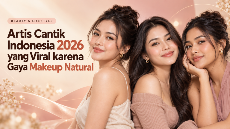 artis - Artis Cantik Indonesia 2026 yang Viral karena Gaya Makeup Natural