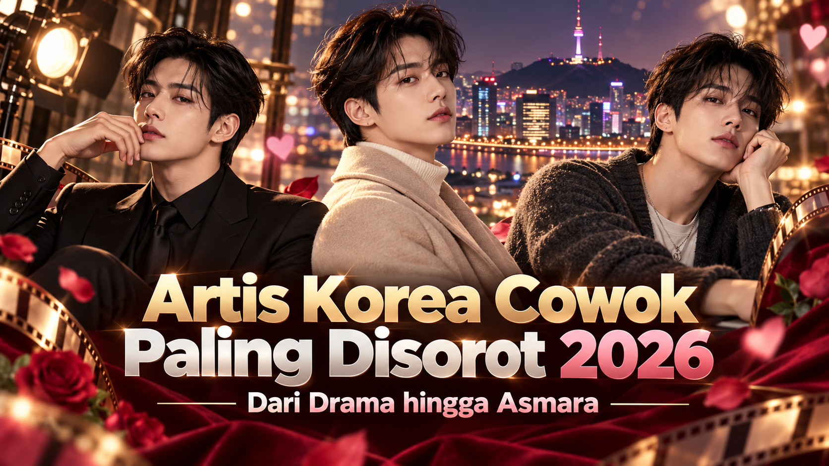 artis - Artis Korea Cowok Paling Disorot 2026, dari Drama hingga Asmara