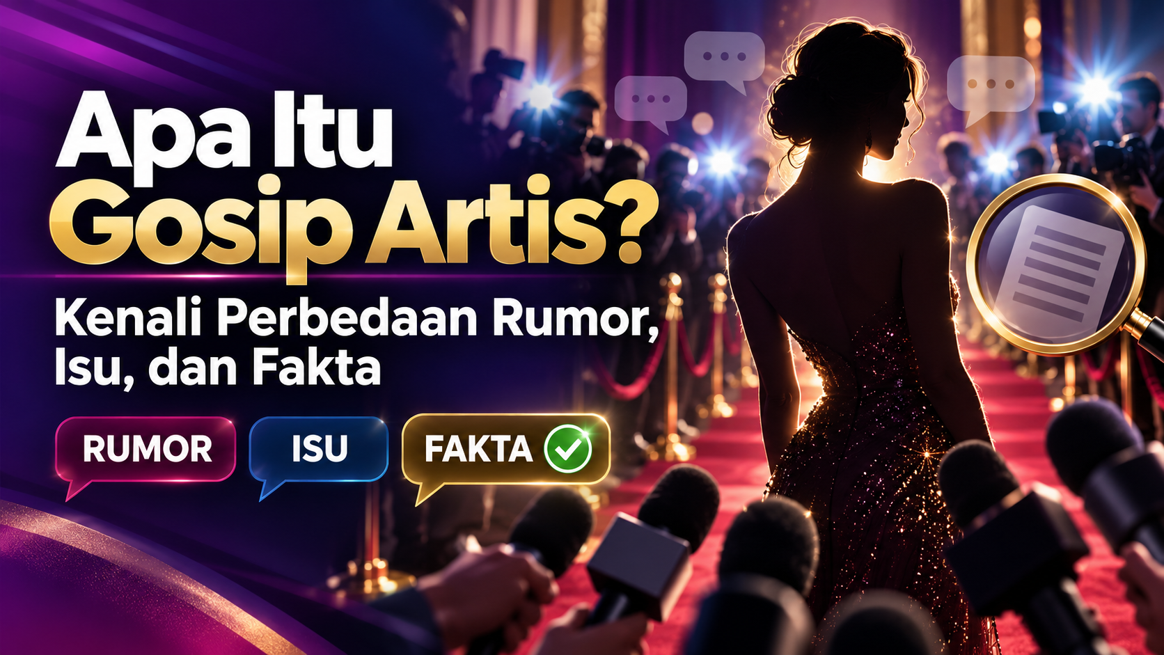 gosip - Apa Itu Gosip Artis? Kenali Perbedaan Rumor, Isu, dan Fakta